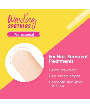 Wooden Waxing Spatulas - Box of 100 | JFA Supplies Wax Applicator Sticks - Buy Online on SooperMarket.com
