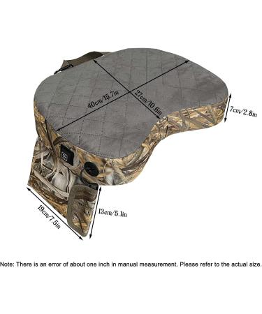 Oueyfer Heated Seat Cushion - Portable Camouflage Heating Mat for Travel Camping & Hunting Accessories - Buy Online on SooperMarket.com