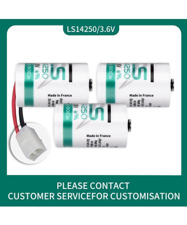 10 X LS14250 1/2 AA 3.6V Battery - High Capacity 1200mAh for Dogwatch R9 Leash | International Shipping Available - Buy Online on SooperMarket.com