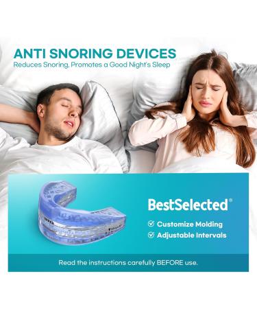 Anti Snoring Mouth Guard Device: Medium Anti Snoring Devices Ronflement Solution - Stop Snore Guard Mouthpiece Sleeping Mouth Stopper - Sleep Apnea Devices (Blue) - Buy Online on SooperMarket.com