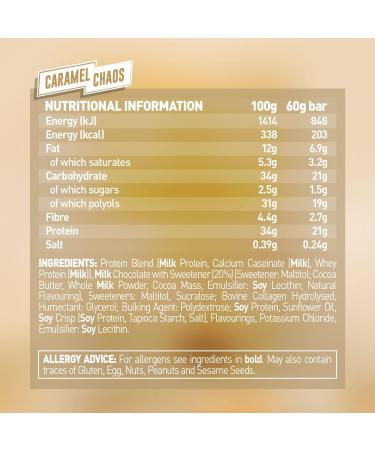 Grenade Carb Killa Protein Bar 12-Pack - Caramel Chaos Flavor | High Protein, Low Carb Snack - Buy Online on SooperMarket.com