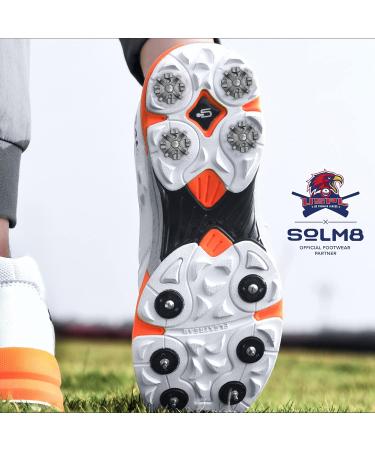 SOLM8 Screw-in Spikes Replacement for Golf Shoes & Cricket Spikes | Easy to Install Metal Threading | 1/4 Inch Size (23 Count + 1 Spanner) - Buy Online on SooperMarket.com