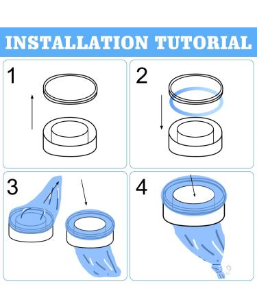 NizirioOo 10-Pack Diaper Pail Refill Film | Odor-Tight Cassettes for Tommee Tippee Sangenic Tec - Buy Online on SooperMarket.com