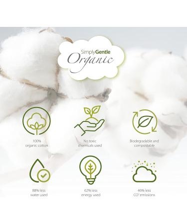 Simply Gentle Organic Cotton - Pack of 100 Balls - Buy Online on SooperMarket.com