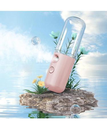 Nano FacialHandy Mist Sprayer Hydrating Makeup and Moisturizing Atomization Humidifier for Skin Care (Pink) (Light Pink) - Buy Online on SooperMarket.com