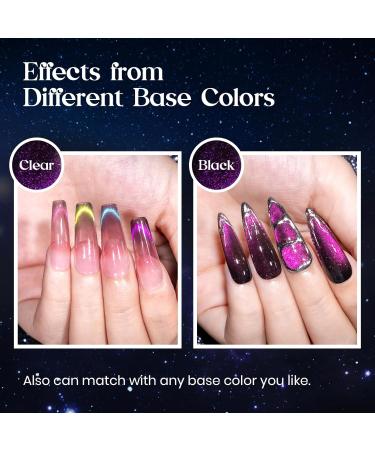 MIZHSE 8 Colors 9D Cat Eye Gel Nail Polish - Magnetic Gel Polish Kit | Galaxy Chameleon Effect for Stunning Nail Art | Soak Off Manicure & Perfect Gift for Ladies - Buy Online on SooperMarket.com