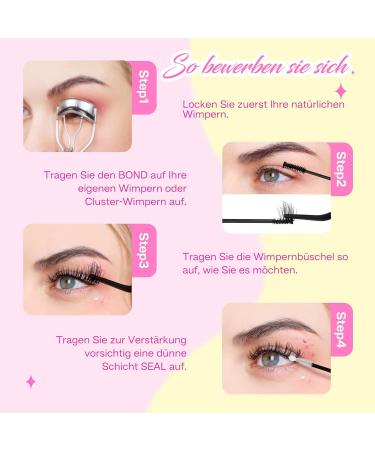 Calailis DIY Eyelash Extensions Set - 144 D Curl Individual Lashes with Adhesives Remover & Applicator | CDD03 Kit - Buy Online on SooperMarket.com