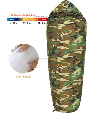 MT Military Army Force 4 & Tropen Patrol Mummy Sleeping Bags - Cold Weather Modular System with Bivy Cover  Compression Sack - Multicam/UCP/Woodland Camo - Buy Online on SooperMarket.com