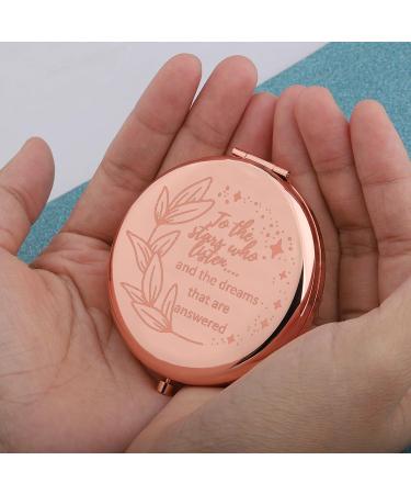 KUIYAI To The Stars Who Listen And The Dreams That Are Answered Pocket Mirror Makeup Mirror For Girls Women (to the star mirrorUK) - Buy Online on SooperMarket.com