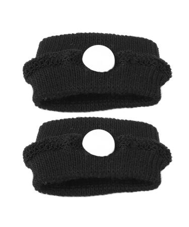 Buy Aatraay 2pcs Acupressure Bracelets for Appetite Control & Stress Relief - Body Slimming Wristbands in Black - Buy Online on SooperMarket.com
