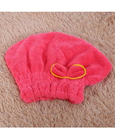 Microfiber Hair Towel Turban for Women - Instant Drying Super Absorbent & Rapidly Drying Red Hair Wrap - Buy Online on SooperMarket.com