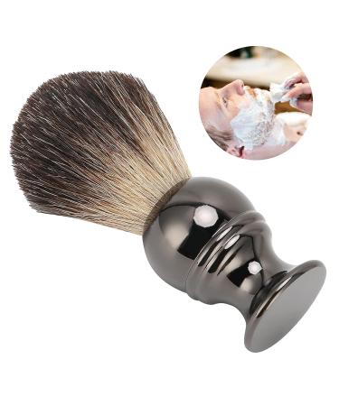 Ankroyu Men's Shaving Brush - Portable Stainless Steel Handle Beard & Facial Cleaning Tool - Perfect for Travel & Salon Use - Buy Online on SooperMarket.com