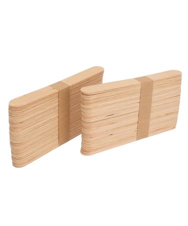300pcs Birch Wood Wax Applicator Stick - Easy to Use Portable Mixing Sticks for Beauty Salons - International Shipping - Buy Online on SooperMarket.com