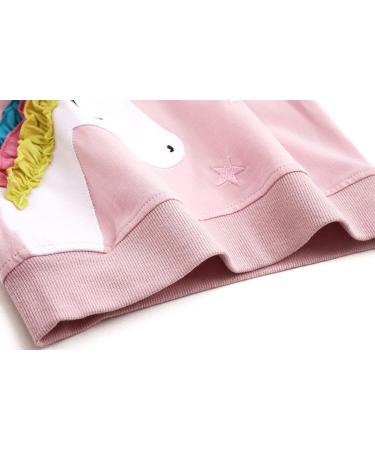 Girls Unicorn Sweatshirt - Cotton Casual Jumper Top for Toddler Clothes | Long Sleeve Pullover (Ages 1-12) - Buy Online on SooperMarket.com