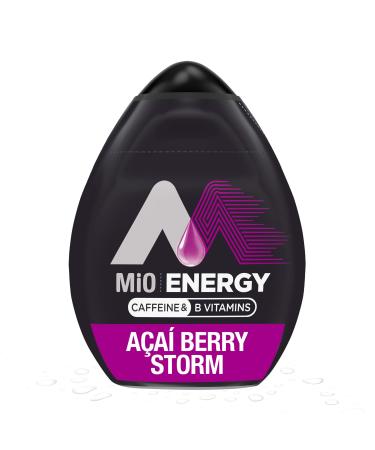MiO Energy Acai Berry Storm Liquid Water Enhancer (1.62 fl oz Bottle) 1.62 Fl Oz (Pack of 1)