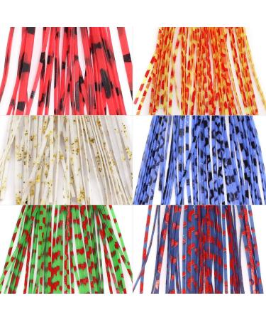 XFISHMAN Fly Tying Materials: Rubber Legs & Silicone Skirt - 12-24 Colors Kit - Buy Online on SooperMarket.com