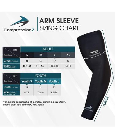 CompressionZ UV Protection Arm Sleeves - Nude XL (Men & Women) - Buy Online on SooperMarket.com