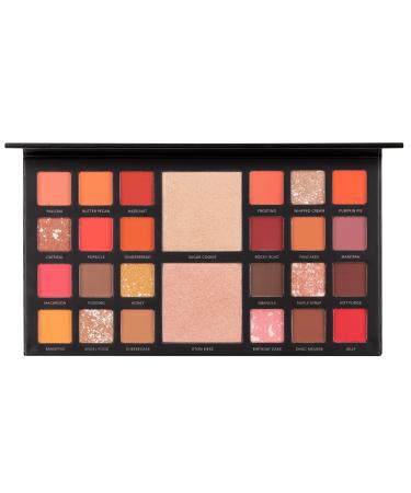 LaRoc Pro The Bakery Box - 26 Shade Makeup Eyeshadow Palette | Nude Eyeshadow Palette Matte Eye Shadow Make Up/Shimmer Eye Shadows Palette Highlighter/Eye Palette