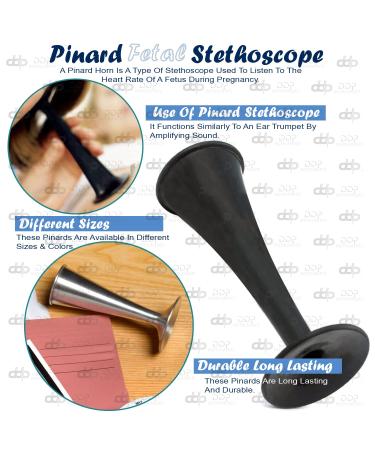 Buy Pinard Fetal Stethoscope - Black Plastic | International Shipping Available - Buy Online on SooperMarket.com