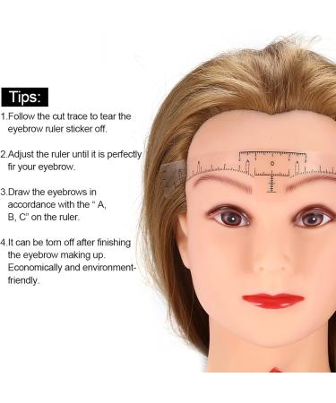 Eyebrow Stencil Eyebrow Ruler Women Eyebrow Marker for Girls Makeup - Buy Online on SooperMarket.com