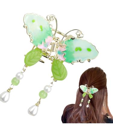 Butterflies Tassel Hair Clip | 3D Butterflies Clips | Hair Fashion Accessories Elegant Tassel Butterflies Hairpins Alloy Barrettes Tassel Butterflies -Shaped Hair Clip for Ladies Girls - Buy Online on SooperMarket.com