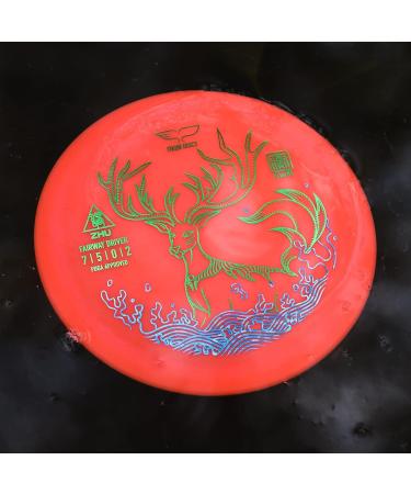 Yikun Professional Disc Golf Driver | Floating Fairway Disc | 150-160g | Orange Shade | Ideal for Outdoor Games and Competitions - Buy Online on SooperMarket.com