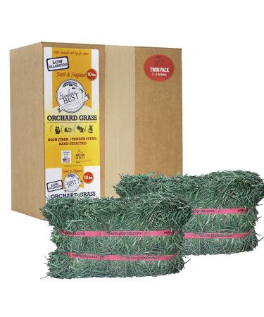 Grandpa's Best Orchard Grass Bale 10 Pound (Pack of 1)