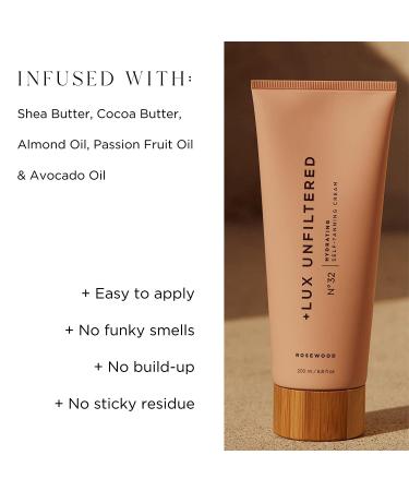 Lux Unfiltered N32 Gradual Hydrating Self Tanner in Rosewood - Best Gradual Self Tanning Lotion - Buy Online on SooperMarket.com