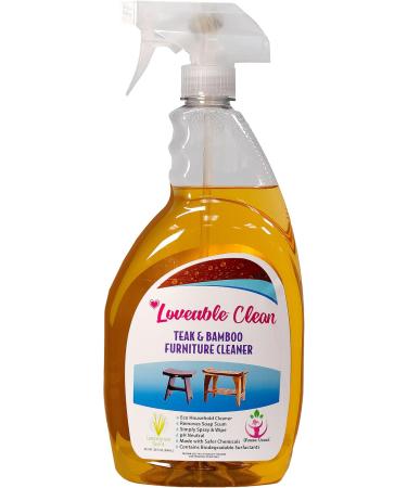 EcoDecors Teak Oil & Wood Restorer - 24 oz Protective Sealer for Outdoor Furniture & Shower Stools - Premium Teak Cleaner & Stain - Buy Online on SooperMarket.com