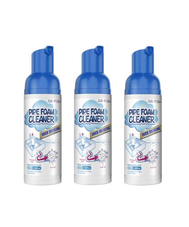 KyneLit Deodorant Foam Cleaner Drain Foam Cleaner - Hair Clog Remover and Deodorizer for Toilets Sinks and Tubs (3 Pcs)