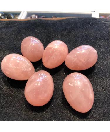 Shop Natural Pink Crystal Quartz Beauty Egg - Moisturizing Powder Facial Lifting & Jade Home Goods - 3cm - Buy Online on SooperMarket.com