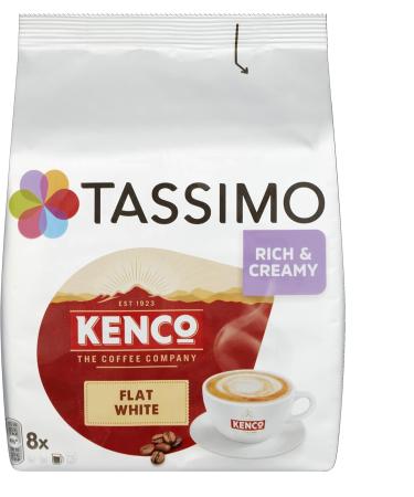 Tassimo Kenco Flat White Coffee Pods - 16 Pods for 8 Servings - Buy Online on SooperMarket.com