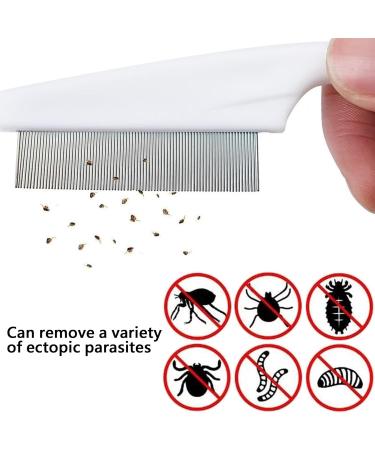 Seababoo 3PC Metal Lice Comb Set - Extra Fine Tines for Effective Lice & Flea Treatment for All Hair Types - Buy Online on SooperMarket.com