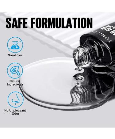 TOMICCA 4-in-1 Super Gel Nail Glue for Acrylic Nails - Nail Extension Gel with Base Coat, Flat Rhinestone and Foil Glue - 8ml - Buy Online on SooperMarket.com