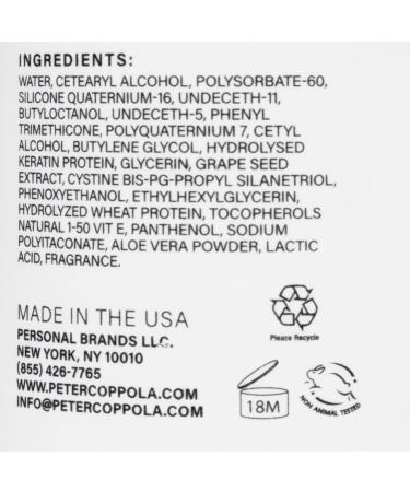 PETER COPPOLA a-Keratin Daily Repair Treatment - 5 oz Leave-In Hair Mask for Strong and Healthy Hair - Infused with Essential Oils - Buy Online on SooperMarket.com