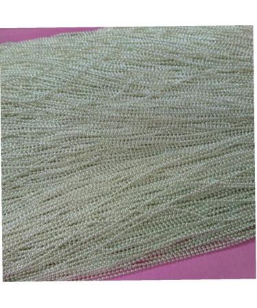 2pcs Silver Metal Chain Bead Nail Art Glitter Striping Tape - 39inch 3D Nail Stickers for DIY Decoration - Buy Online on SooperMarket.com