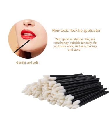 400PCS Disposable Lip Brushes - Makeup Applicators for Lipstick and Lip Gloss - Beauty Tool Kits in Black - Buy Online on SooperMarket.com