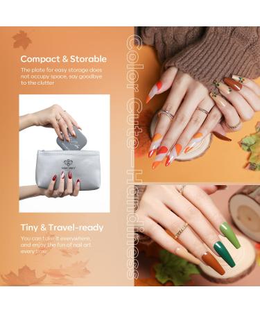 Modelones Fall Gel Nail Polish Set - 9 Colors Orange Green Yellow Solid Gel Polish Brown Red Pudding Gel | Upgraded Crme Manicure Palette | Soak Off LED Nail Art Kit | Salon Quality DIY with Pro Nail Brush - Urban City - Buy Online on SooperMarket.com
