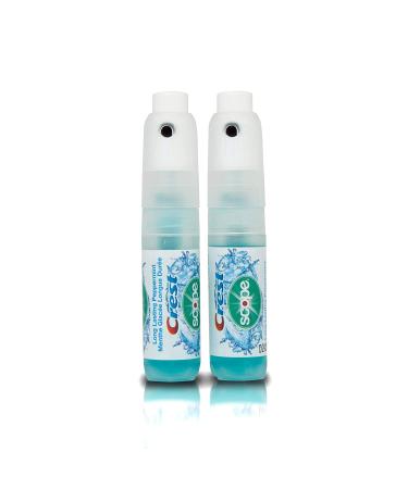 Crest Breath Mist with Scope Long Lasting Peppermint - 2 x 7mL Bottles - Buy Online on SooperMarket.com