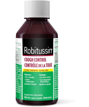 Robitussin Cough Control Extra Strength Cherry Flavor 100ml - Buy Online on SooperMarket.com