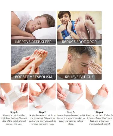 Ksndurn 20 PCS Deep Cleansing Foot Pads - Dehumidification & Body Cleansing Foot Patches - Buy Online on SooperMarket.com