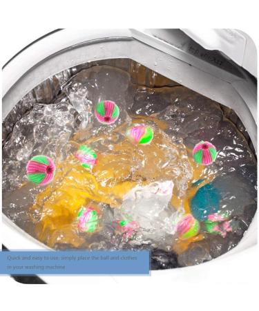6 Pieces Washing Ball Reusable Laundry Wash Balls for Washing Machine Nylon Stain Removal Laundry Balls - Buy Online on SooperMarket.com
