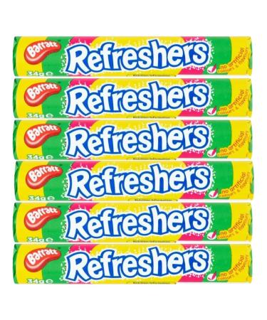 Sweet Bundle With Barratt Refreshers Rolls 34g (6 Pack)