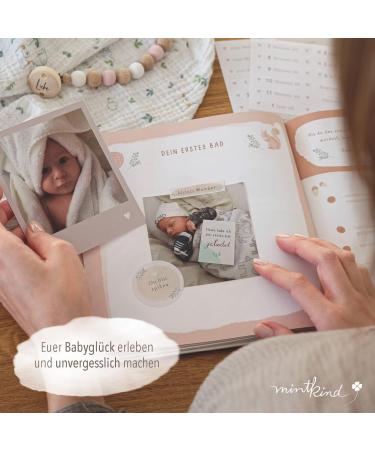Buy Mintkind Baby Album My First Year of Life - Customizable Photo Album & Sticker Set | Perfect Baby Gift for Boys & Girls | Baby Diary from Birth - Buy Online on SooperMarket.com