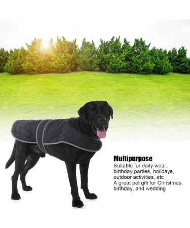 Entatial Pet Warm Jacket - Versatile Plush Windproof Dog Coat with Adjustable Buckle for Large Dogs | Cold Weather Essential - Buy Online on SooperMarket.com