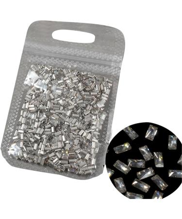 1440Pcs Flatback Rhinestones Nails Art For DIY Projects And Clothing Embellishments Crafts And Sewing Nails Art Decoration 03 small trapezoid - Buy Online on SooperMarket.com