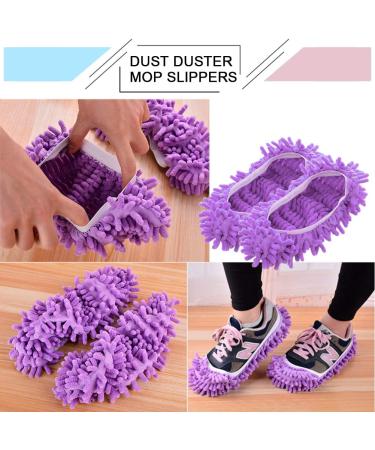 Cosywell Mop Slippers: 10 PCS Cleaning Floor House Shoes Cover Duster - Washable & Reusable - Buy Online on SooperMarket.com