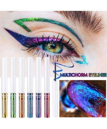 HERBENJOY Chameleon Metallic Liquid Eyeliner - Holographic Glitter Multichrome Eye Makeup (#06) - Buy Online on SooperMarket.com