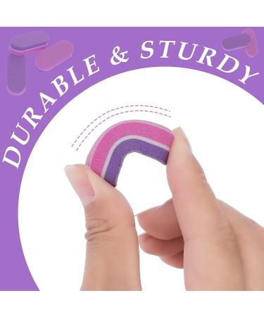 Lusofie 40Pcs Mini Nail Buffer Blocks Grit Sponge for Natural Nails - Pink - Buy Online on SooperMarket.com