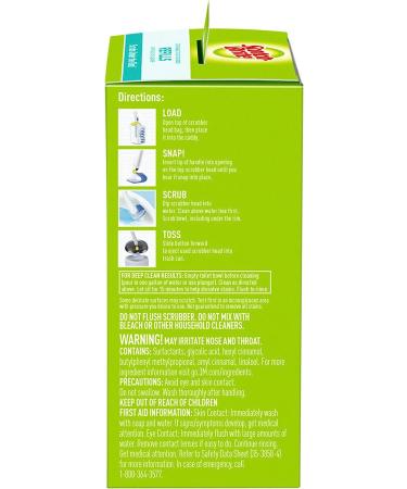 Scotch-Brite Disposable Toilet Scrubber Refills - 10 Pack Removes Rust & Hard Water Stains - Buy Online on SooperMarket.com